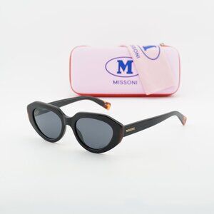 Missoni MIS 0131/S 0807 IR Cat Eye Sunglasses - Black/Grey